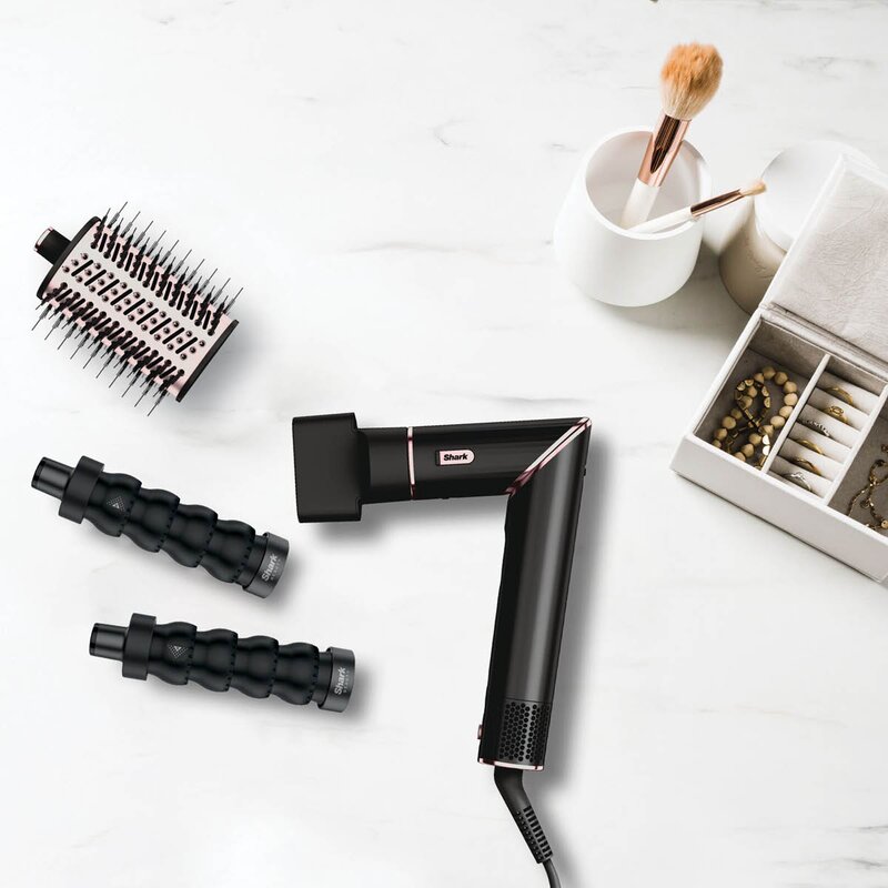 Shark Beauty Shark Beauty FlexStyle 3-i-1 multistyler og hårføner HD426EU svart/rosé