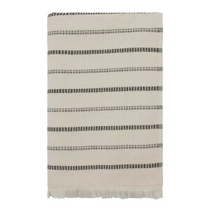 Meraki Håndkle 70x140 cm offwhite/svart