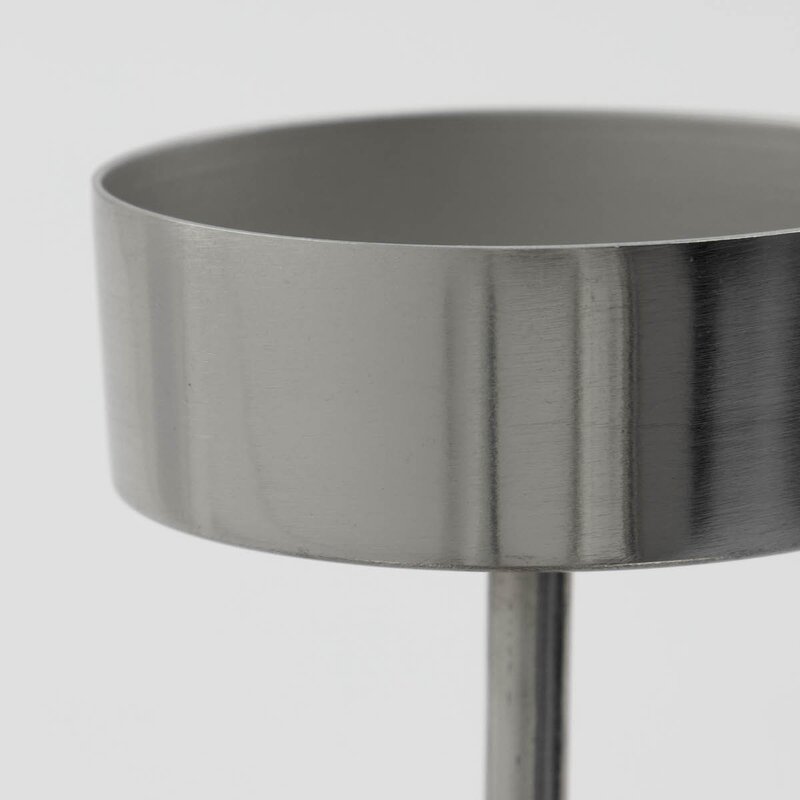 House Doctor Anit telysestake 10,5x10 cm sølvfinish