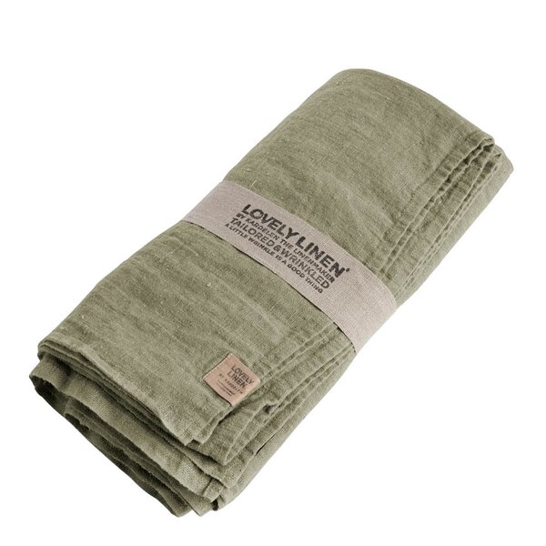 Lovley Linen Lovely bordduk lin 145x250 cm Avocado