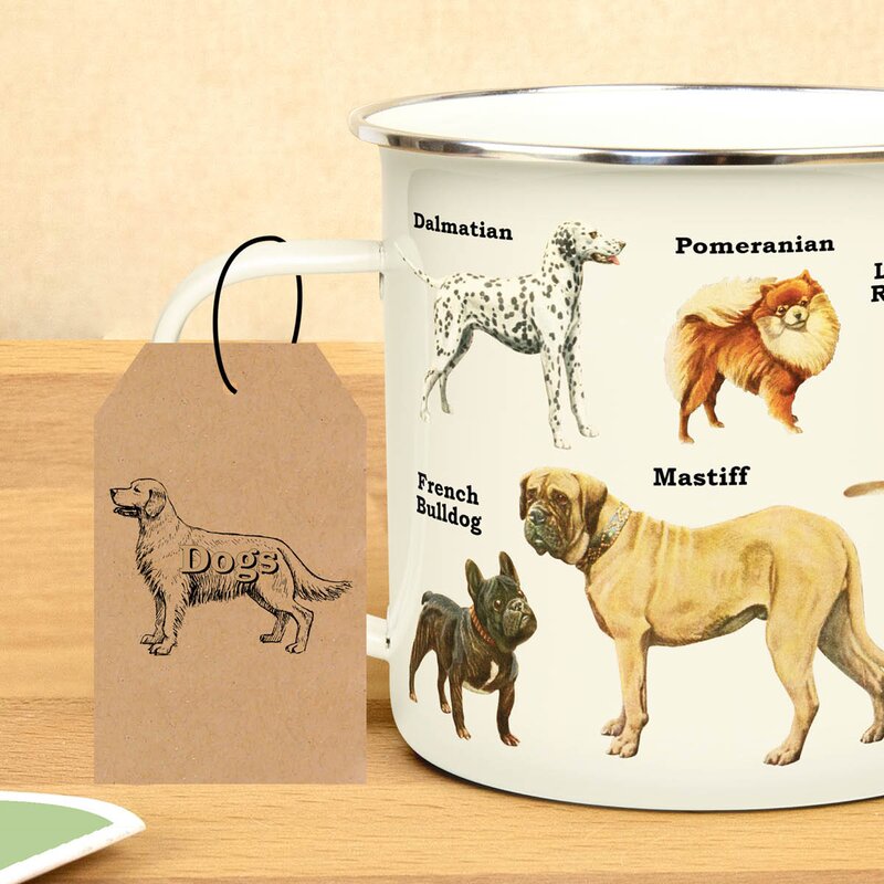 Gift Republic Emaljekopp 50 cl hunder