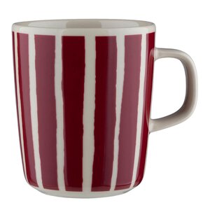 Marimekko Piccolo krus 25 cl burgunder