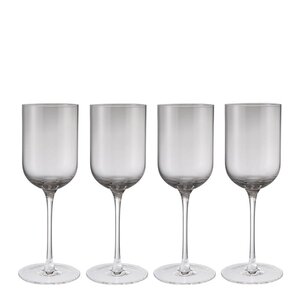 Blomus Fuumi hvitvinsglass 31 cl 4 stk smoke