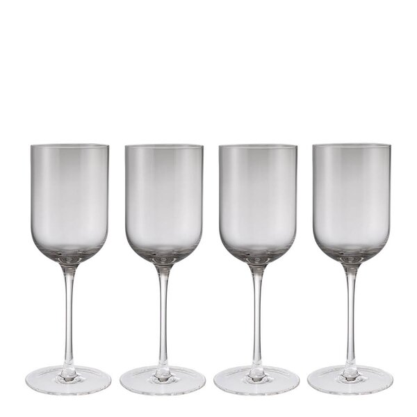 Blomus - Fuumi hvitvinsglass 31 cl 4 stk smoke