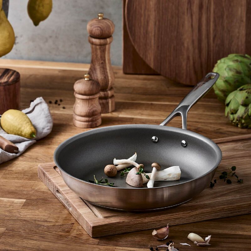 Pillivuyt Gourmet Alagnon grytesett med glasslokk 6 deler stål