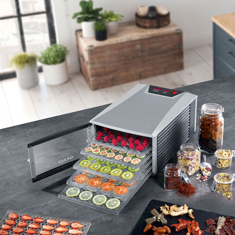 Graef Dehydrator DA506 6 plater stål/svart