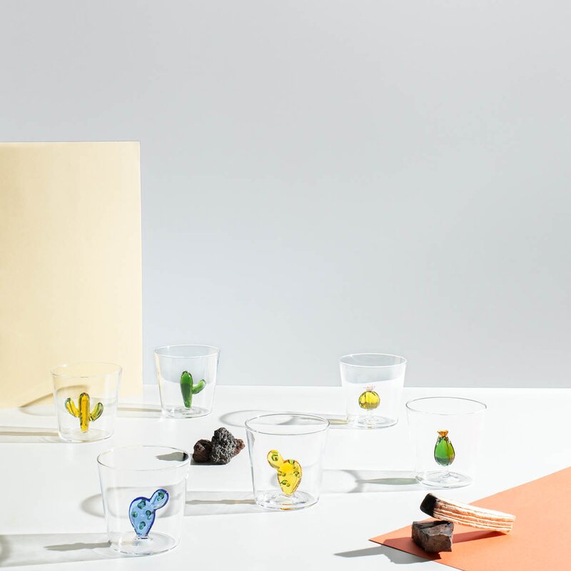 Ichendorf Milano Desert Plants vannglass 30 cl kaktus grønn