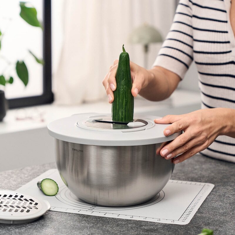 Zwilling Fresh & Save vakuumskål i rustfritt stål med lokk 4L 24 cm