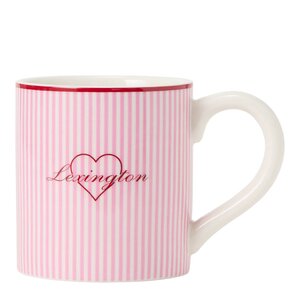 Lexington Valentine-s krus 42 cl rosa/hvit/rød