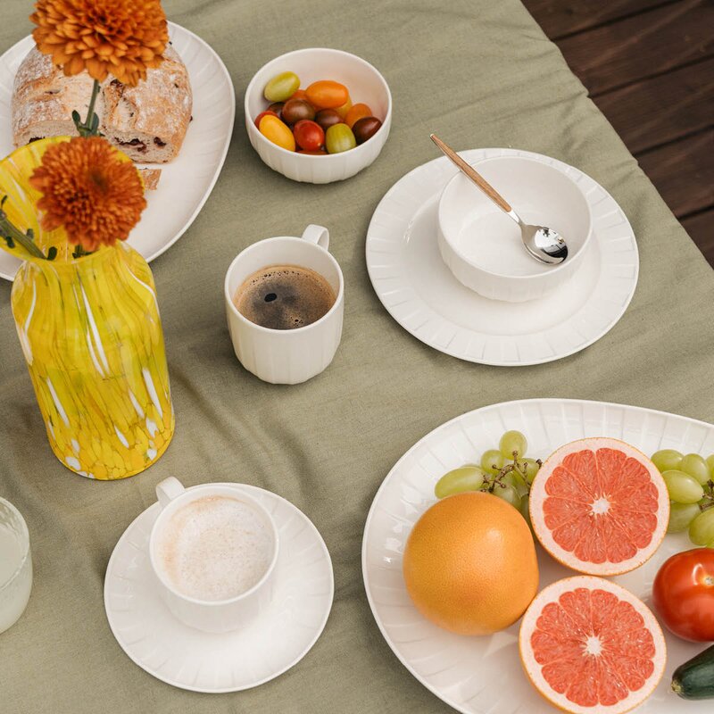 Stiernholm Senja krus 35 cl hvit