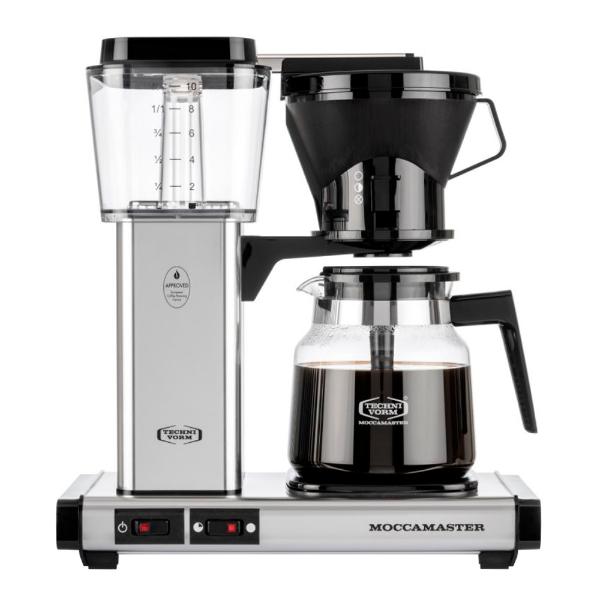 Moccamaster Manual kaffetrakter polert sølv