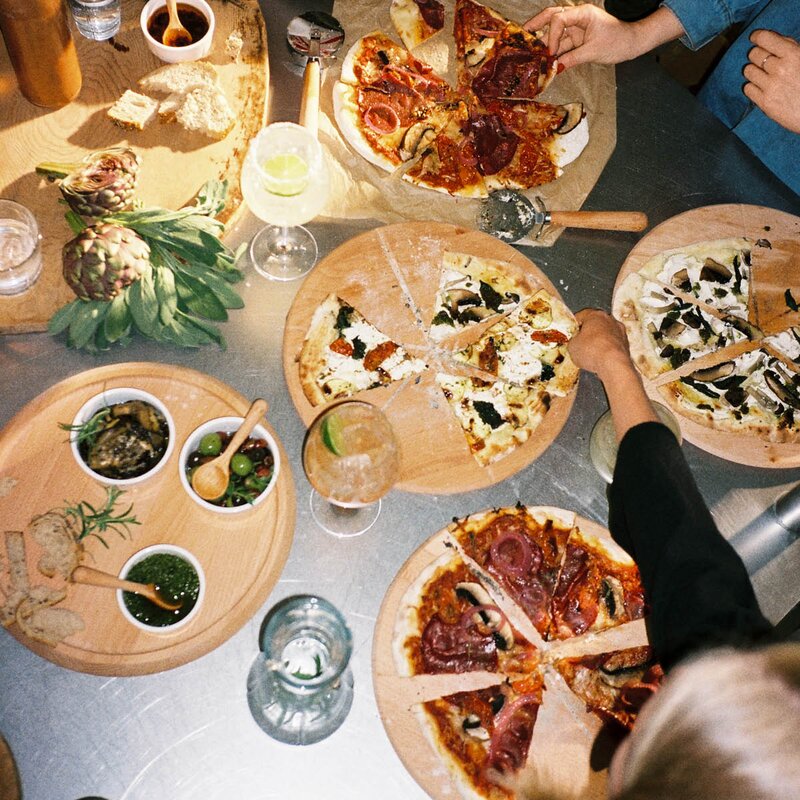 Rosendahl Grand Cru pizzabrett 35 cm og skjærer