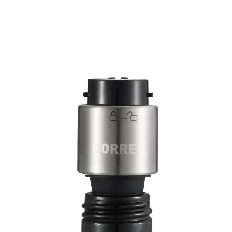 Dorre Verne vinlufter og vinpropp 2 stk svart