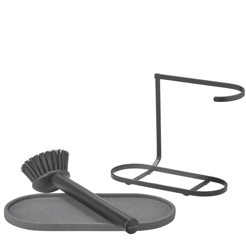 Blomus Dhuva oppvasksett 11,5 cm magnetgrå