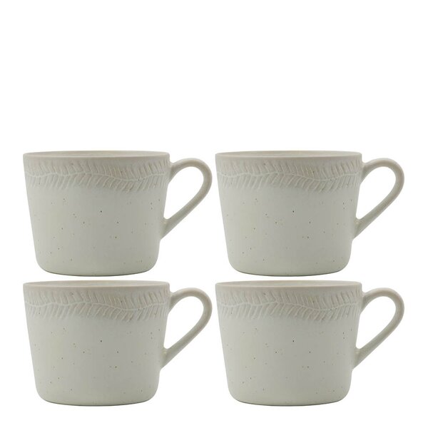 House Doctor Serve kopp 4 stk off-white