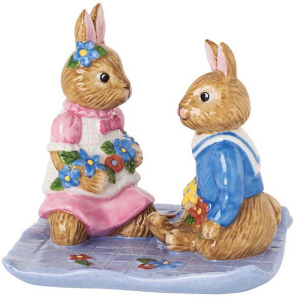 Villeroy & Boch Bunny Tales Piknik figur 8x8 cm
