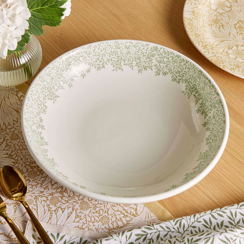 Spode Morris & Co lav skål 16 cm strawberry thief