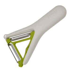 Joseph Joseph 2 i 1 skreller 16 cm hvit/grønn