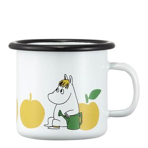 Muurla Mummikopp emalje 25 cl Snorkfrøken eple gul