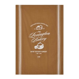 Lexington Bakery printed kjøkkenhåndkle 50x70 cm fudge/hvit