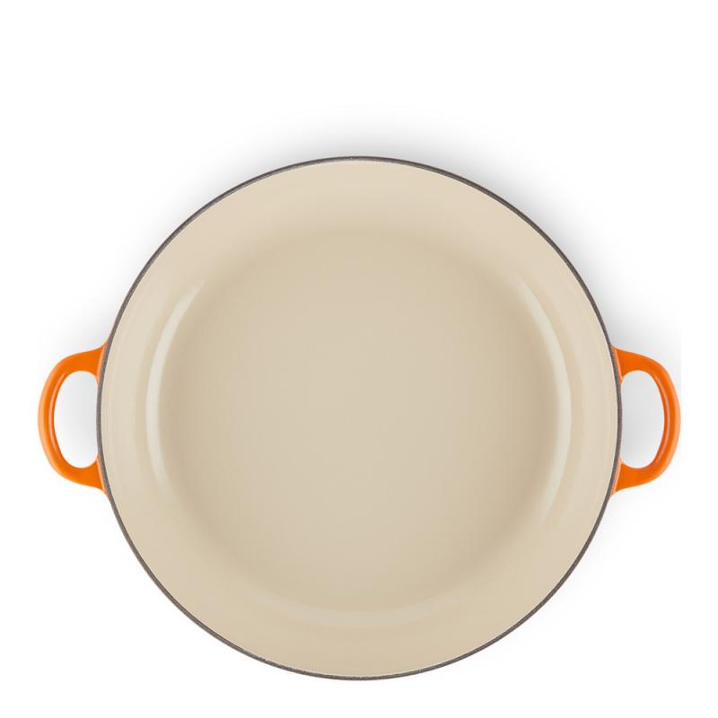 Le Creuset Buffetgryte med glasslokk 3,5L/30 cm volcanic
