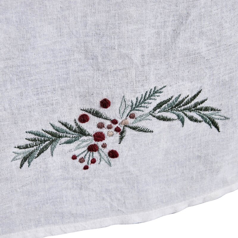 Lene Bjerre Penine juleduk 320x140 cm hvit