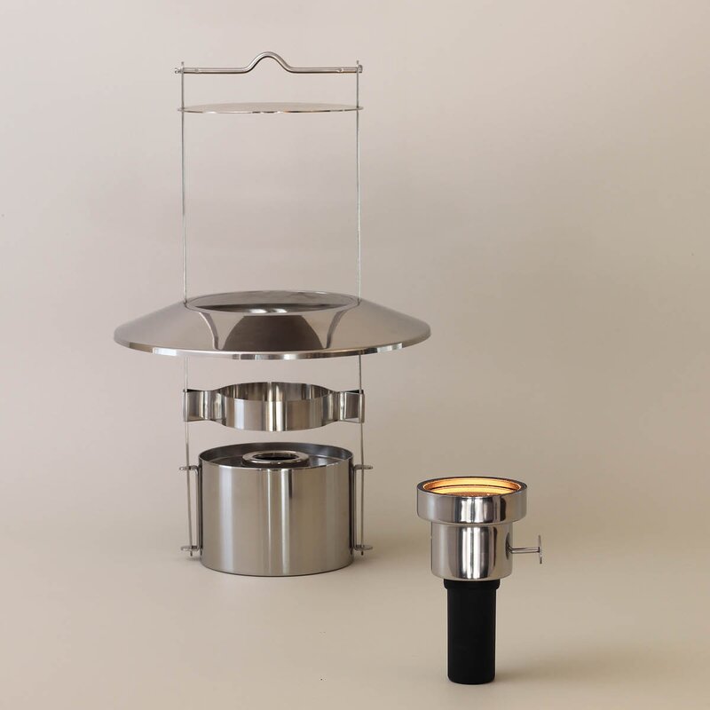 Stelton EM portable LED skipslampe 43 cm stål