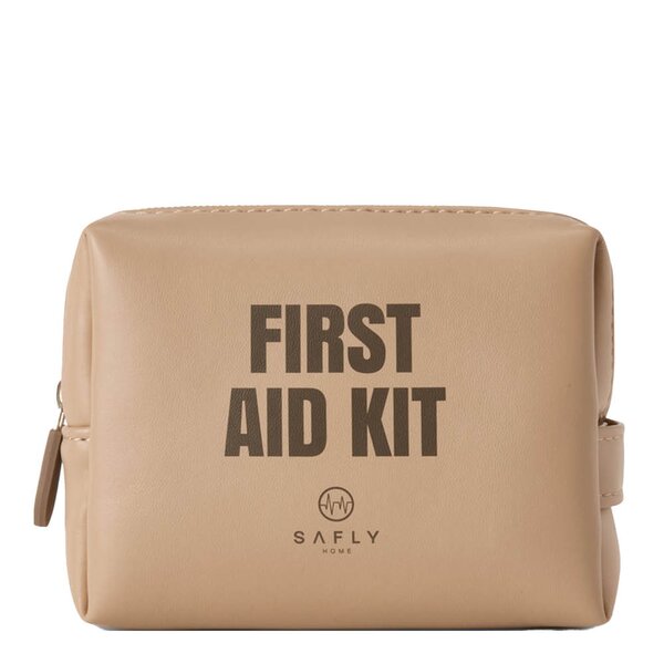 Safly Førstehjelpsskrin To-Go 14x4,5x11 cm sand