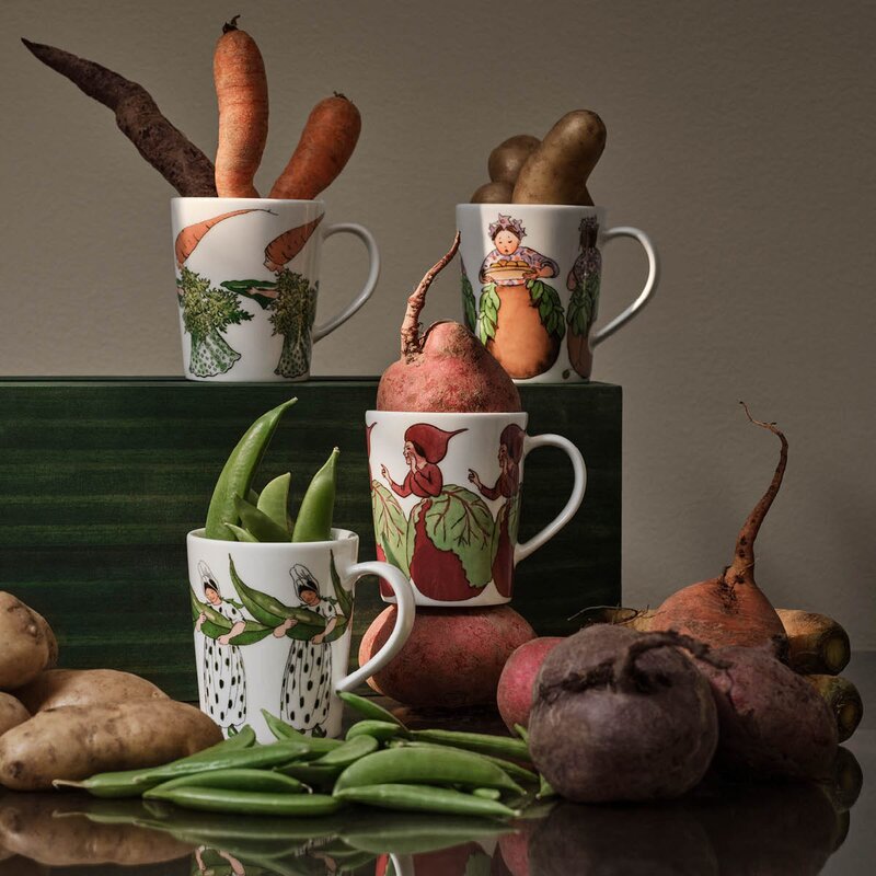 Design House Stockholm Elsa Beskow krus m/håndtak 28 cl Gulerot