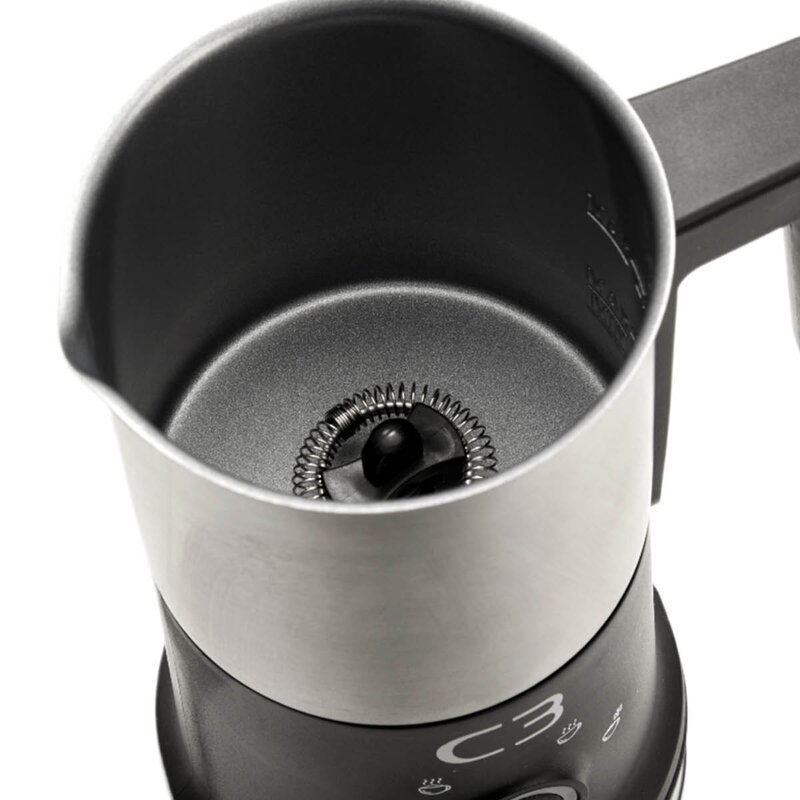 C3 Design melkeskummer MF700 240/115 ml børstet stål