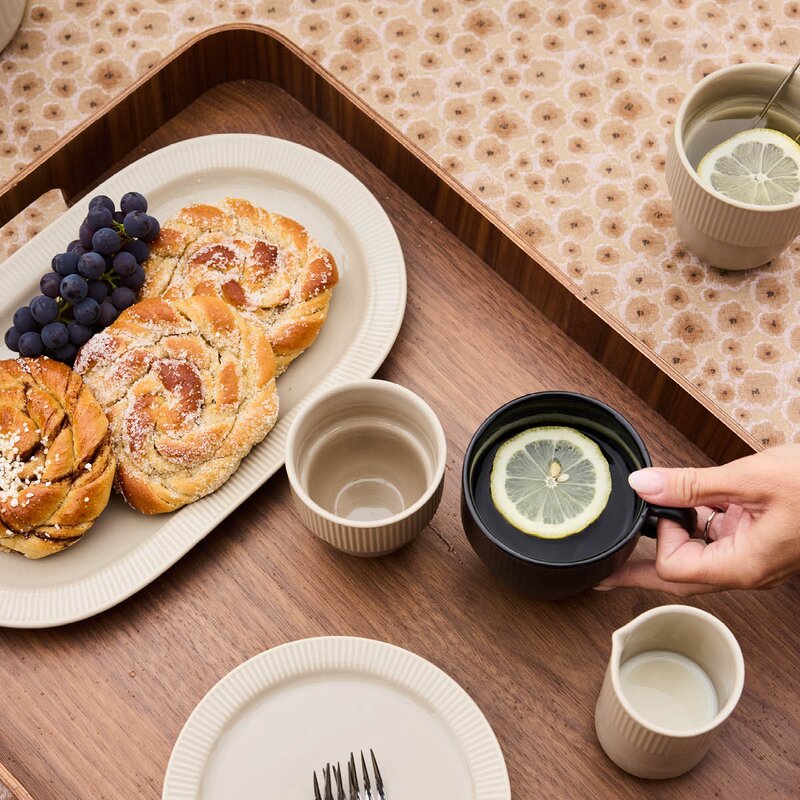 Sagaform Inka tekopp 37,5 cl beige