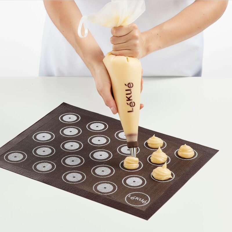 Lékué Sprøytesett 5 deler med 3 tupper + kobling + gjenbrukbar sprøytepose