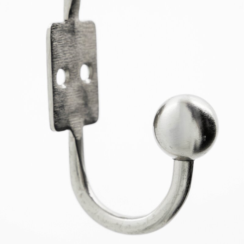 House Doctor Ball dobbelknagg 13 cm 2 stk sølvfinish