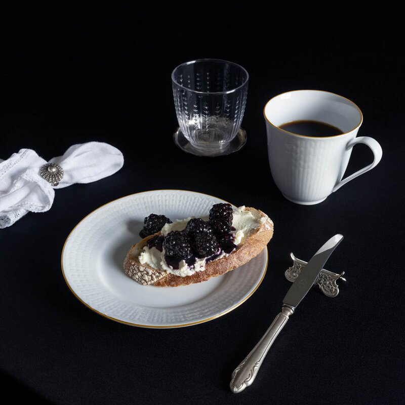 Rörstrand  Swedish Grace Gala tallerken 17 cm hvit