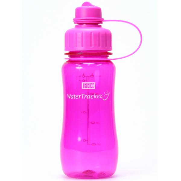 Brix WaterTracker drikkeflaske 0,5L hot pink