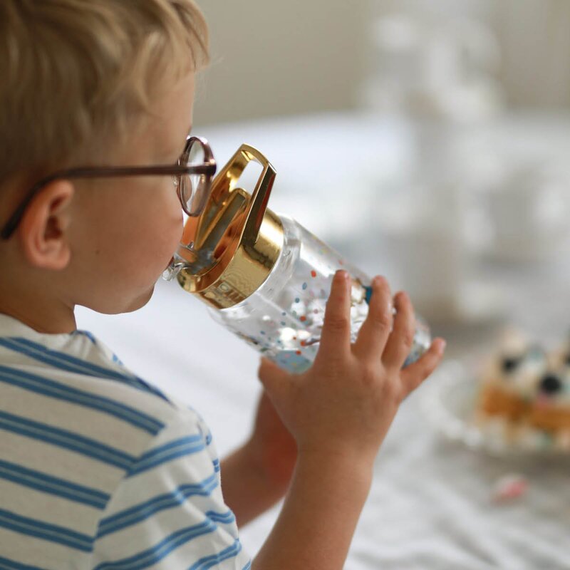 Rätt Start Pippi vannflaske 0,5L Bursdag gull