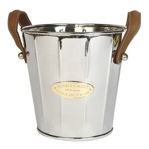 Culinary Concepts Heritage vinkjøler med lærhåndtak sølv