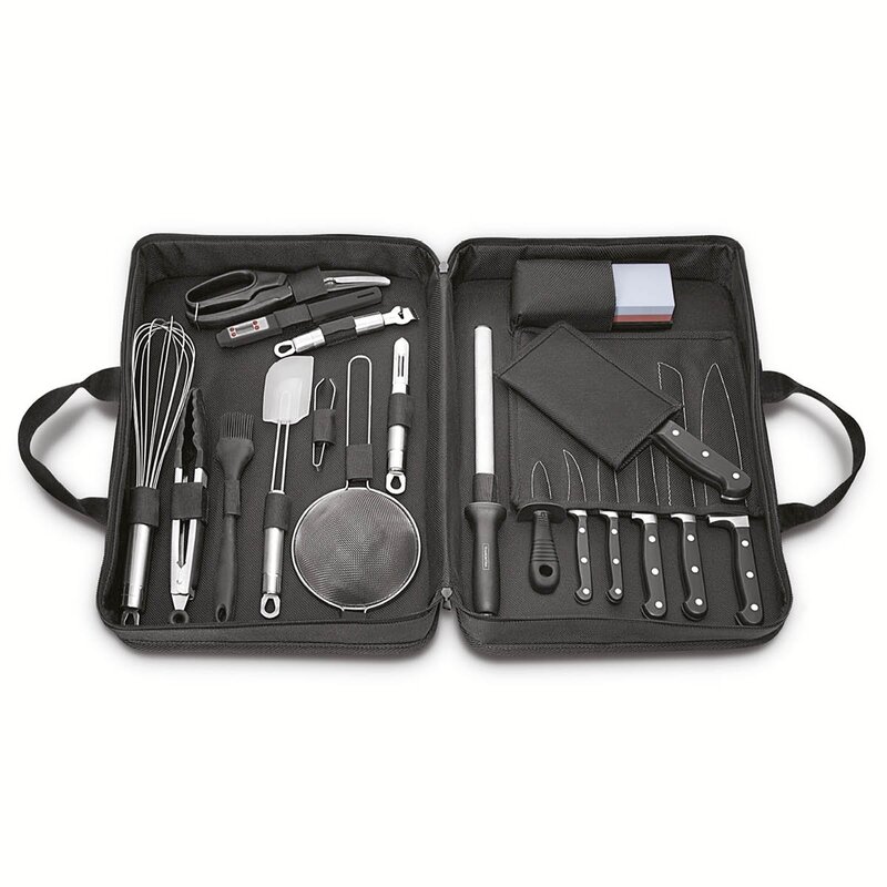 Tramontina Century kniv- og redskapssett 20 deler svart