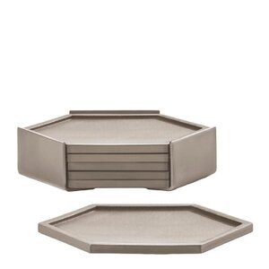 Zone Denmark Bold glassbrikker 6 stk taupe