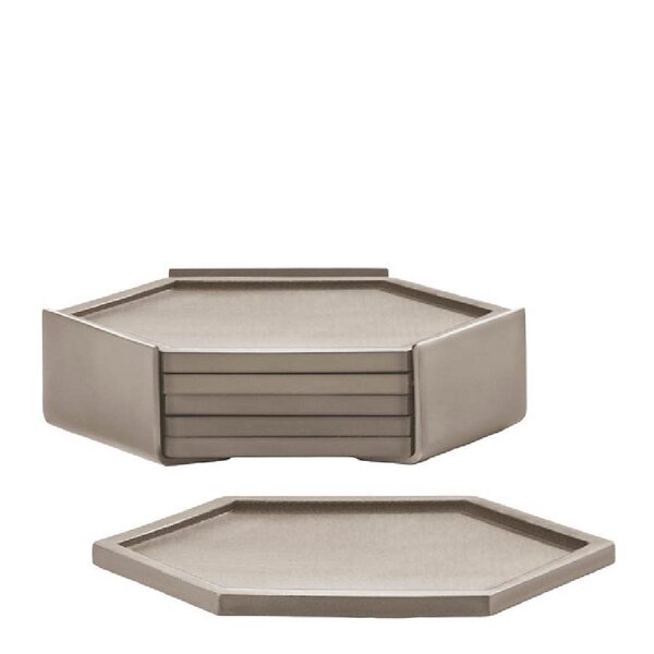 Zone Denmark Bold glassbrikker 6 stk taupe