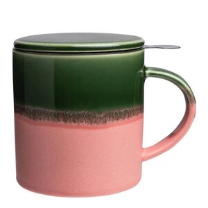 Tranquillo Industrial kopp med tesil og lokk 41 cl grønn