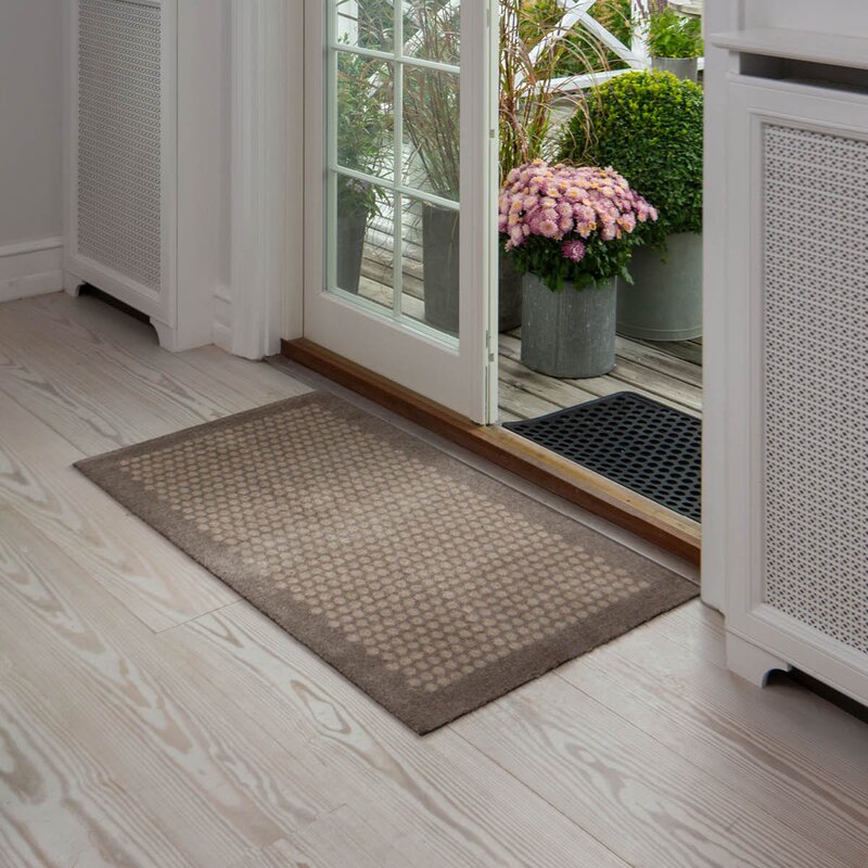 Tica Copenhagen Dot gulvmatte 120x67 cm beige