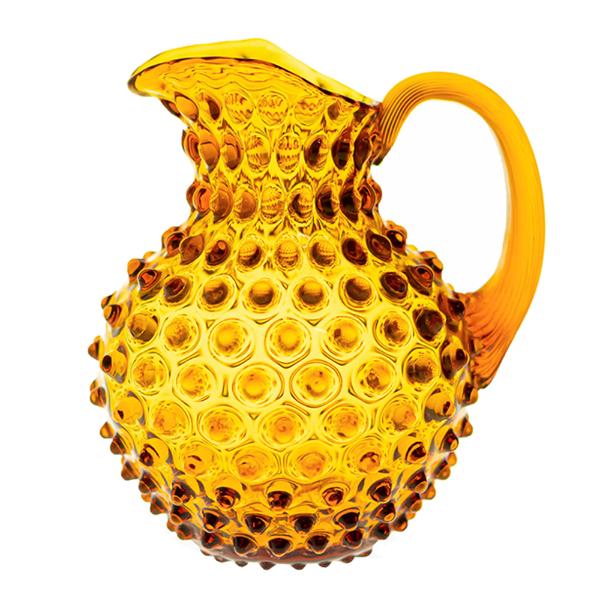 Klimchi Hobnail karaffel 1L amber