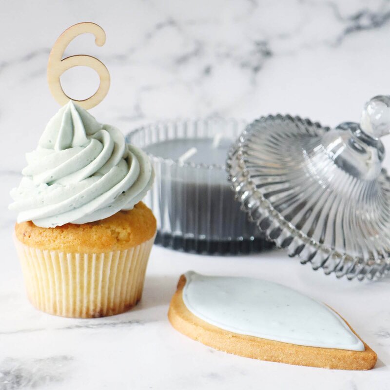 ScrapCooking Kaketopp tall 0-9 10 stk tre