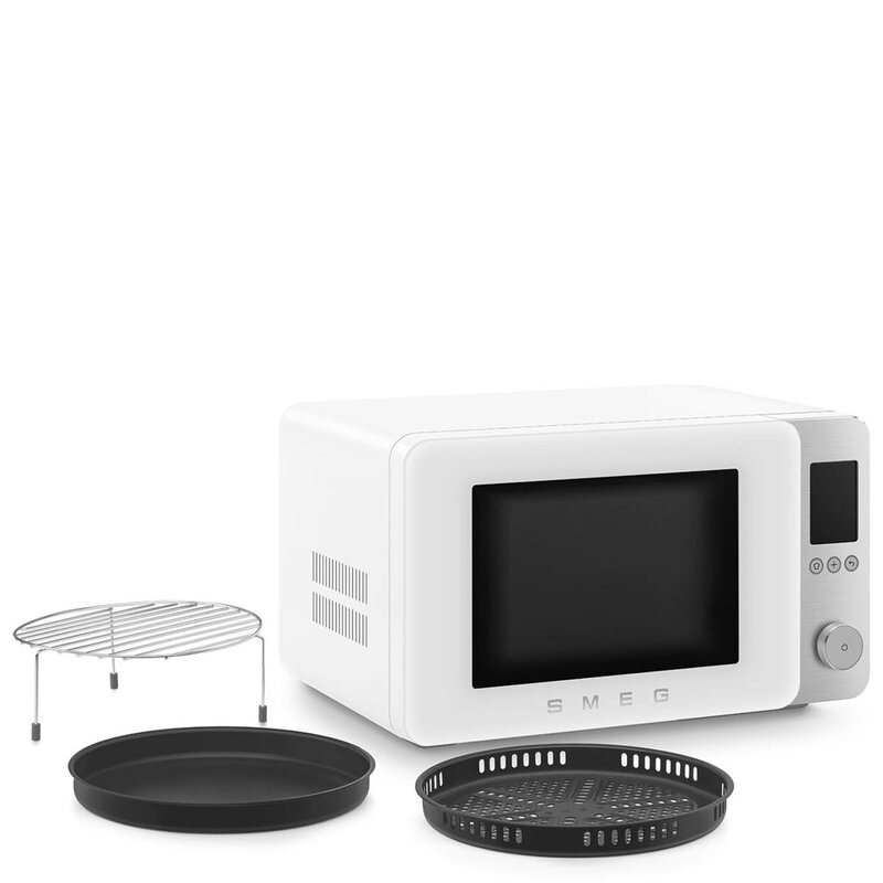 SMEG Collezione mikrobølgeovn varmluft MOC02 2100W matt hvit