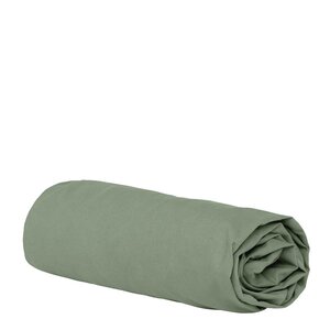 Høie Flanell formsydd laken 90x200x25 cm dempet grønn