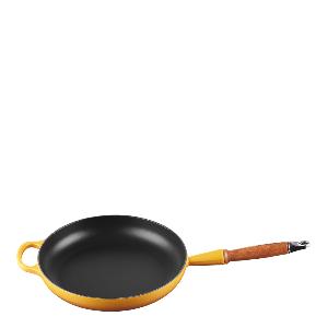 Le Creuset Signature stekepanne med trehåndtak 28 cm nectar