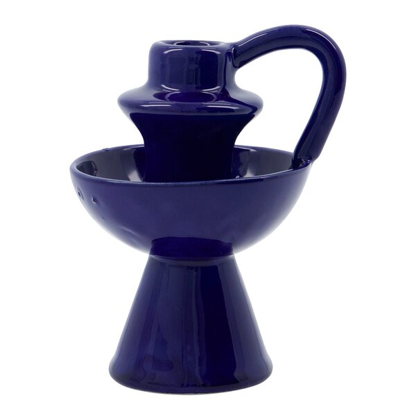 House Doctor Diva lysestake 14 cm blå
