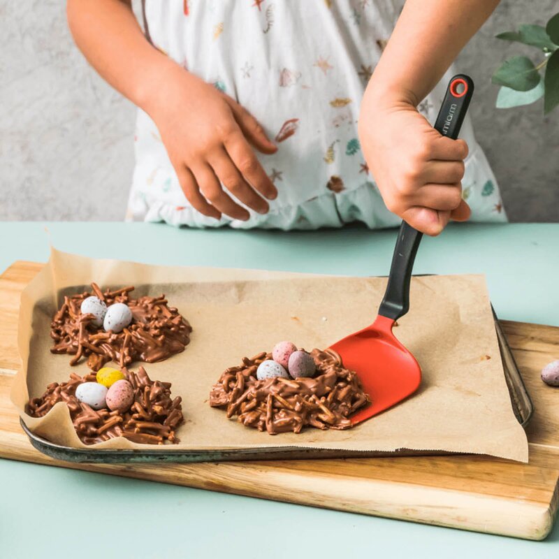 Dreamfarm Stekespade fleksibel 30,5 cm rød