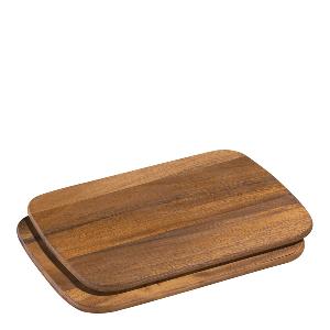 Zassenhaus Lite serveringsbrett 2 stk 28x20 cm akasie